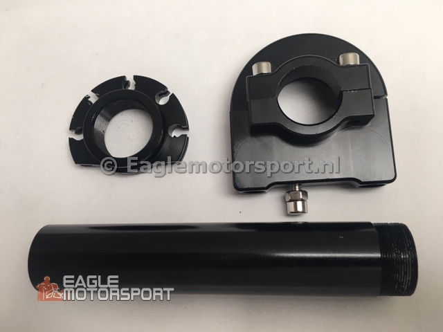 Handgas (aluminium, zwart kleurig)